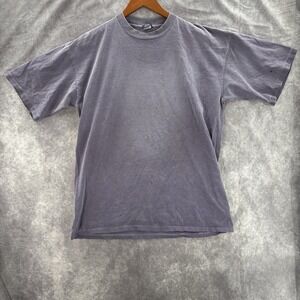 VTG Blank T Shirt Mens XL Purple Ash Creek Distressed Sunfaded